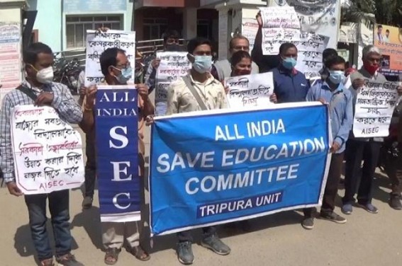 All India Save Education Protested against Privatization of Education, Demanded more Teachers’ Recruitment